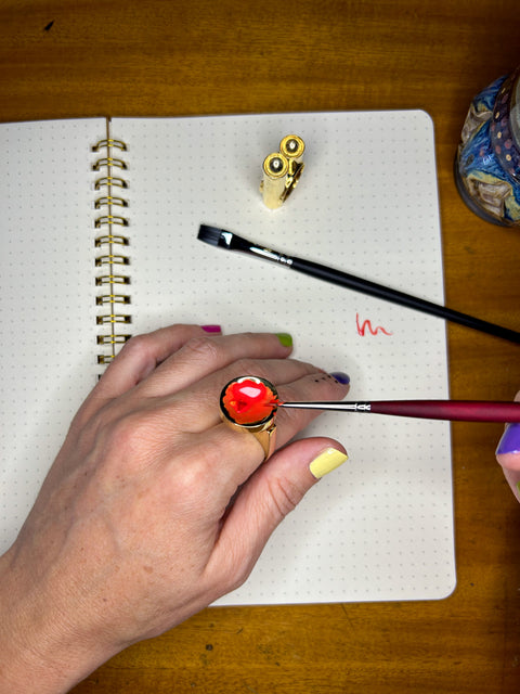 The FIRE FLOWER Makeup Ring